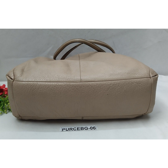 Coach Phoebe Beige Pebbled Leather 3 Compartments Shoulder Bag - Picture 9 of 16